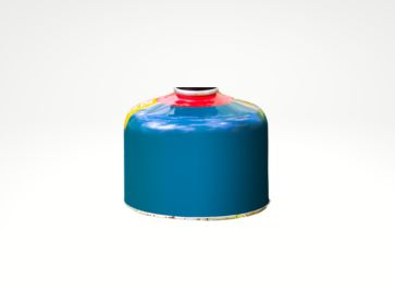 Gasfles voor eenmalig gebruik